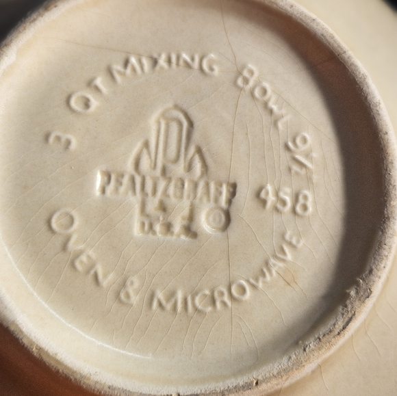 Vintage Tan Ceramic Dish - Picture 13 of 14